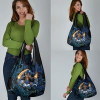 Samoa Siva Afi Grocery Bag Fireknife Fire Dance Pacific Tribal Motif LT9 - Polynesian Pride