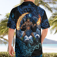 Samoa Siva Afi Hawaiian Shirt Fireknife Fire Dance Pacific Tribal Motif LT9 - Polynesian Pride