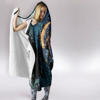 Samoa Siva Afi Hooded Blanket Fireknife Fire Dance Pacific Tribal Motif LT9 - Polynesian Pride