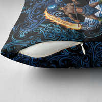 Samoa Siva Afi Pillow Cover Fireknife Fire Dance Pacific Tribal Motif LT9 - Polynesian Pride
