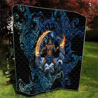 Samoa Siva Afi Quilt Fireknife Fire Dance Pacific Tribal Motif LT9 - Polynesian Pride