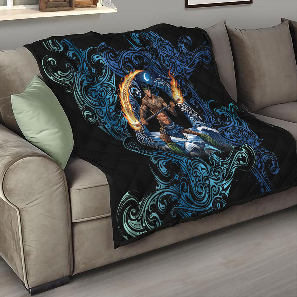 Samoa Siva Afi Quilt Fireknife Fire Dance Pacific Tribal Motif LT9 - Polynesian Pride