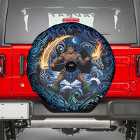 Samoa Siva Afi Spare Tire Cover Fireknife Fire Dance Pacific Tribal Motif LT9 - Polynesian Pride