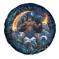 Samoa Siva Afi Spare Tire Cover Fireknife Fire Dance Pacific Tribal Motif LT9 - Polynesian Pride