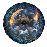 Samoa Siva Afi Spare Tire Cover Fireknife Fire Dance Pacific Tribal Motif LT9 - Polynesian Pride