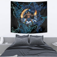 Samoa Siva Afi Tapestry Fireknife Fire Dance Pacific Tribal Motif LT9 - Polynesian Pride