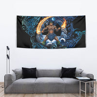 Samoa Siva Afi Tapestry Fireknife Fire Dance Pacific Tribal Motif LT9 - Polynesian Pride