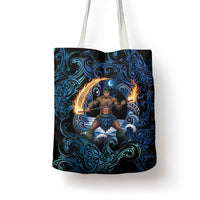 Samoa Siva Afi Tote Bag Fireknife Fire Dance Pacific Tribal Motif LT9 - Polynesian Pride