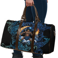 Samoa Siva Afi Travel Bag Fireknife Fire Dance Pacific Tribal Motif LT9 - Polynesian Pride
