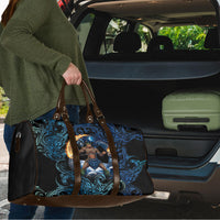 Samoa Siva Afi Travel Bag Fireknife Fire Dance Pacific Tribal Motif LT9 - Polynesian Pride
