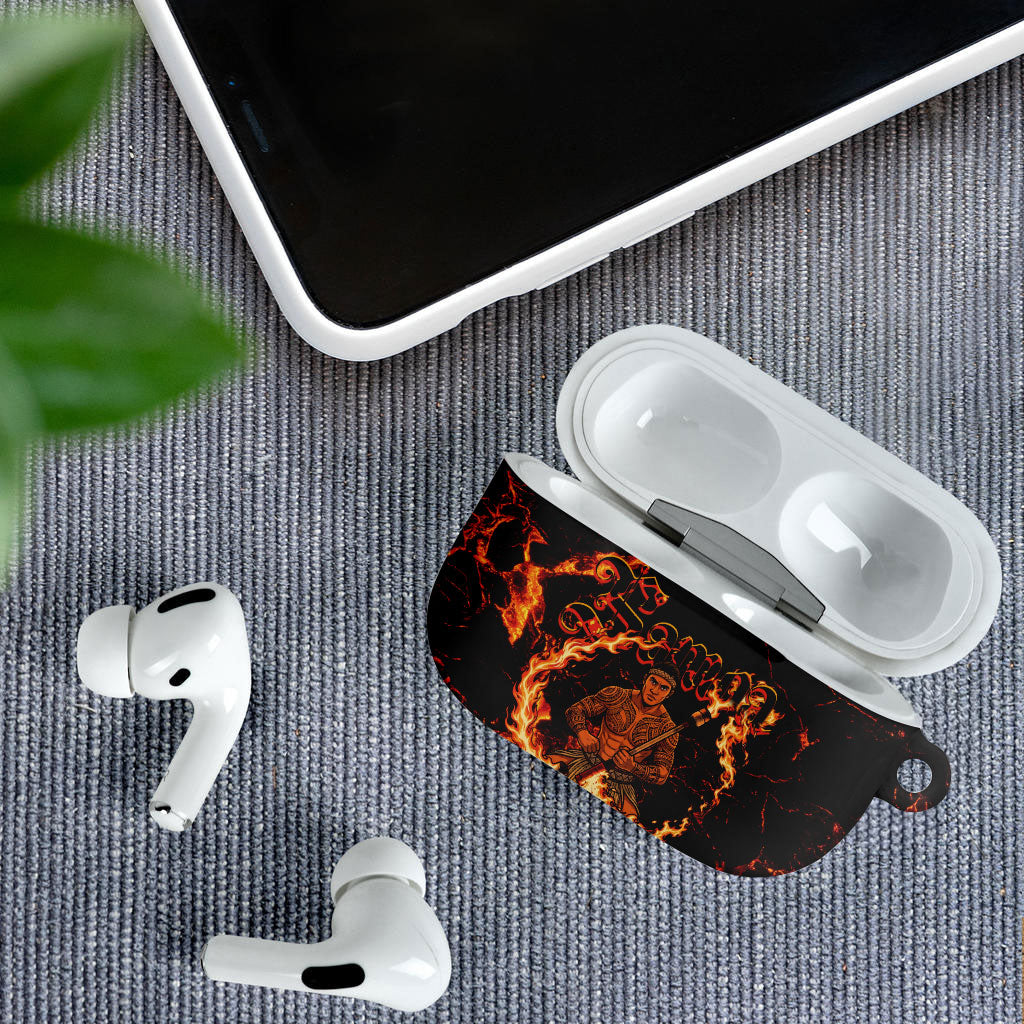 Samoa Siva Afi Dance Fireknife AirPods Case Polynesian Heritage Fire Dance LT9 - Polynesian Pride