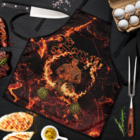 Samoa Siva Afi Dance Fireknife Apron Polynesian Heritage Fire Dance LT9 Black - Polynesian Pride