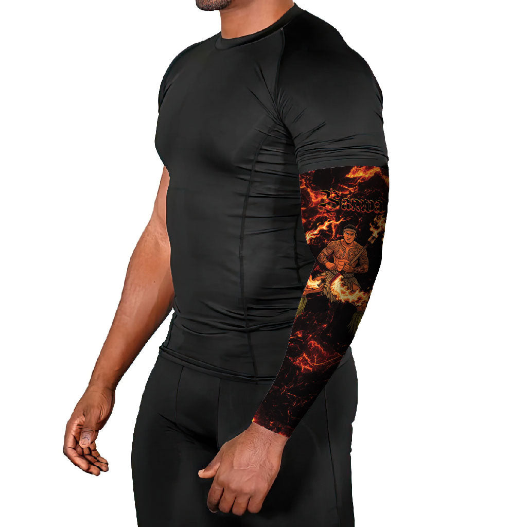 Samoa Siva Afi Dance Fireknife Arm Sleeves Polynesian Heritage Fire Dance LT9 - Polynesian Pride