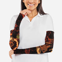 Samoa Siva Afi Dance Fireknife Arm Sleeves Polynesian Heritage Fire Dance LT9 - Polynesian Pride