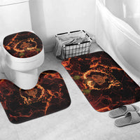 Samoa Siva Afi Dance Fireknife Bathroom Set Polynesian Heritage Fire Dance LT9 Mat Set Only (3 pcs) One Size Black - Polynesian Pride