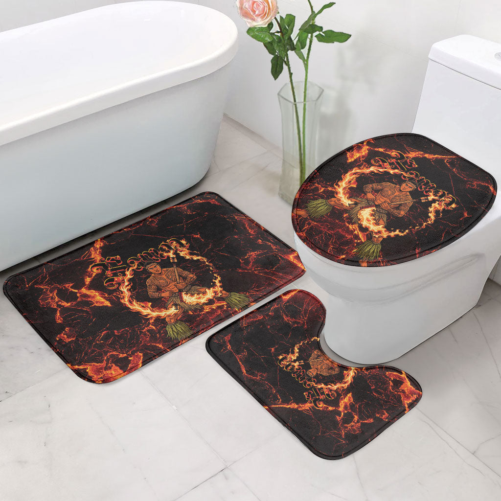 Samoa Siva Afi Dance Fireknife Bathroom Set Polynesian Heritage Fire Dance LT9 - Polynesian Pride
