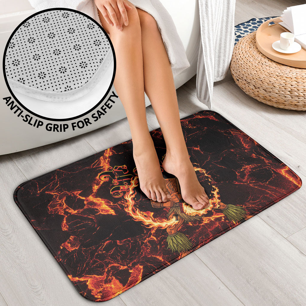 Samoa Siva Afi Dance Fireknife Bathroom Set Polynesian Heritage Fire Dance LT9 - Polynesian Pride