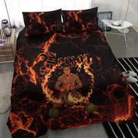 Samoa Siva Afi Dance Fireknife Bedding Set Polynesian Heritage Fire Dance LT9 - Polynesian Pride