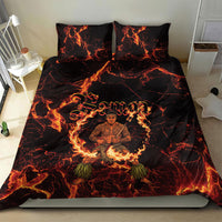 Samoa Siva Afi Dance Fireknife Bedding Set Polynesian Heritage Fire Dance LT9 - Polynesian Pride