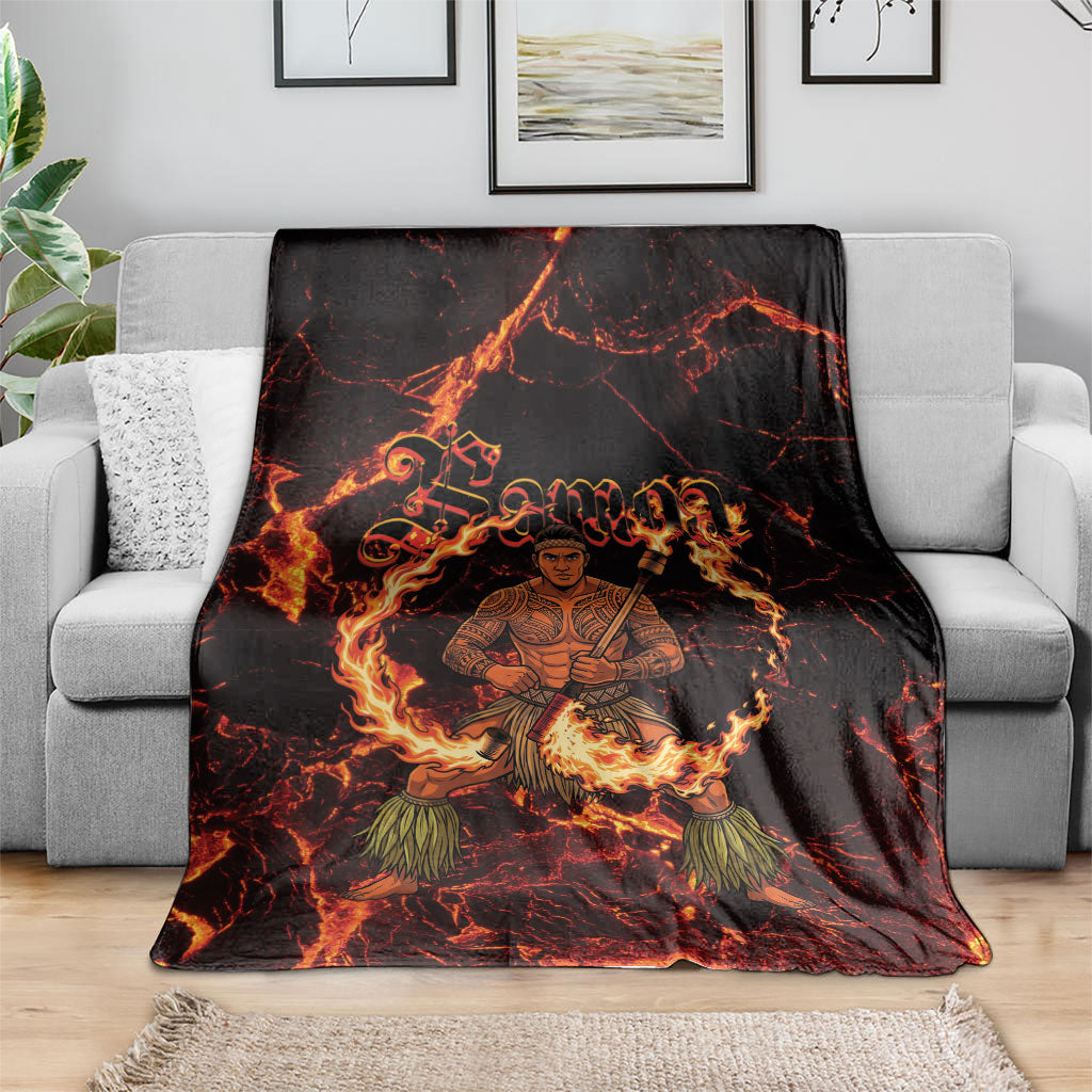 Samoa Siva Afi Dance Fireknife Blanket Polynesian Heritage Fire Dance LT9 - Polynesian Pride