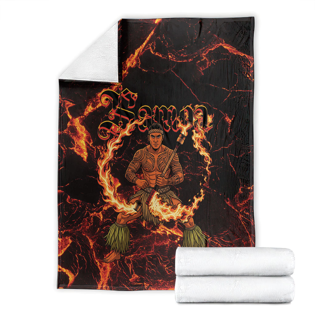 Samoa Siva Afi Dance Fireknife Blanket Polynesian Heritage Fire Dance LT9 - Polynesian Pride