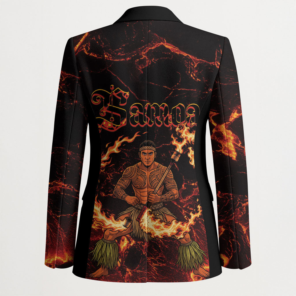 Samoa Siva Afi Dance Fireknife Blazer Polynesian Heritage Fire Dance LT9 - Polynesian Pride