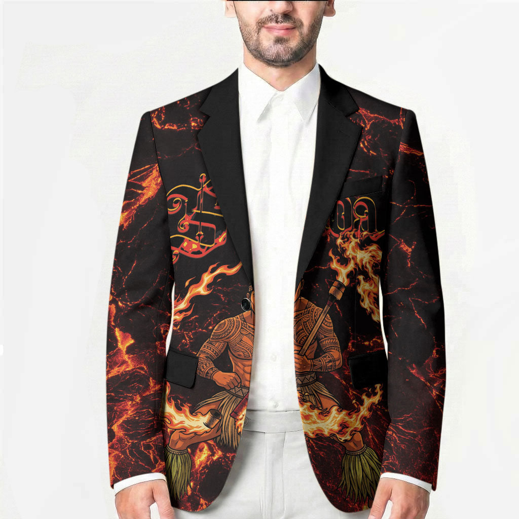 Samoa Siva Afi Dance Fireknife Blazer Polynesian Heritage Fire Dance LT9 - Polynesian Pride