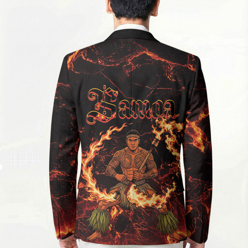 Samoa Siva Afi Dance Fireknife Blazer Polynesian Heritage Fire Dance LT9 - Polynesian Pride