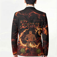 Samoa Siva Afi Dance Fireknife Blazer Polynesian Heritage Fire Dance LT9 - Polynesian Pride