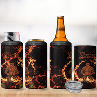 Samoa Siva Afi Dance Fireknife 4 in 1 Can Cooler Tumbler Polynesian Heritage Fire Dance LT9 - Polynesian Pride