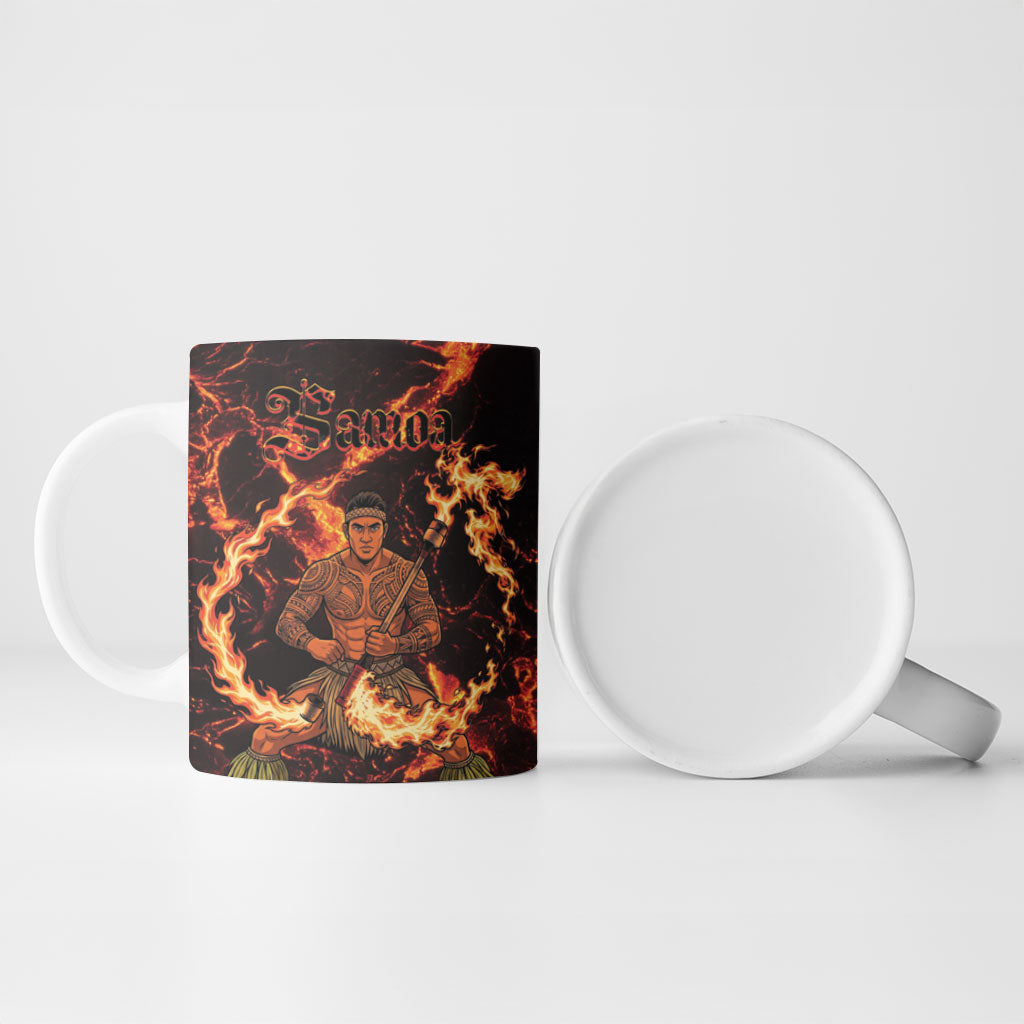 Samoa Siva Afi Dance Fireknife Ceramic Mug Polynesian Heritage Fire Dance LT9 - Polynesian Pride