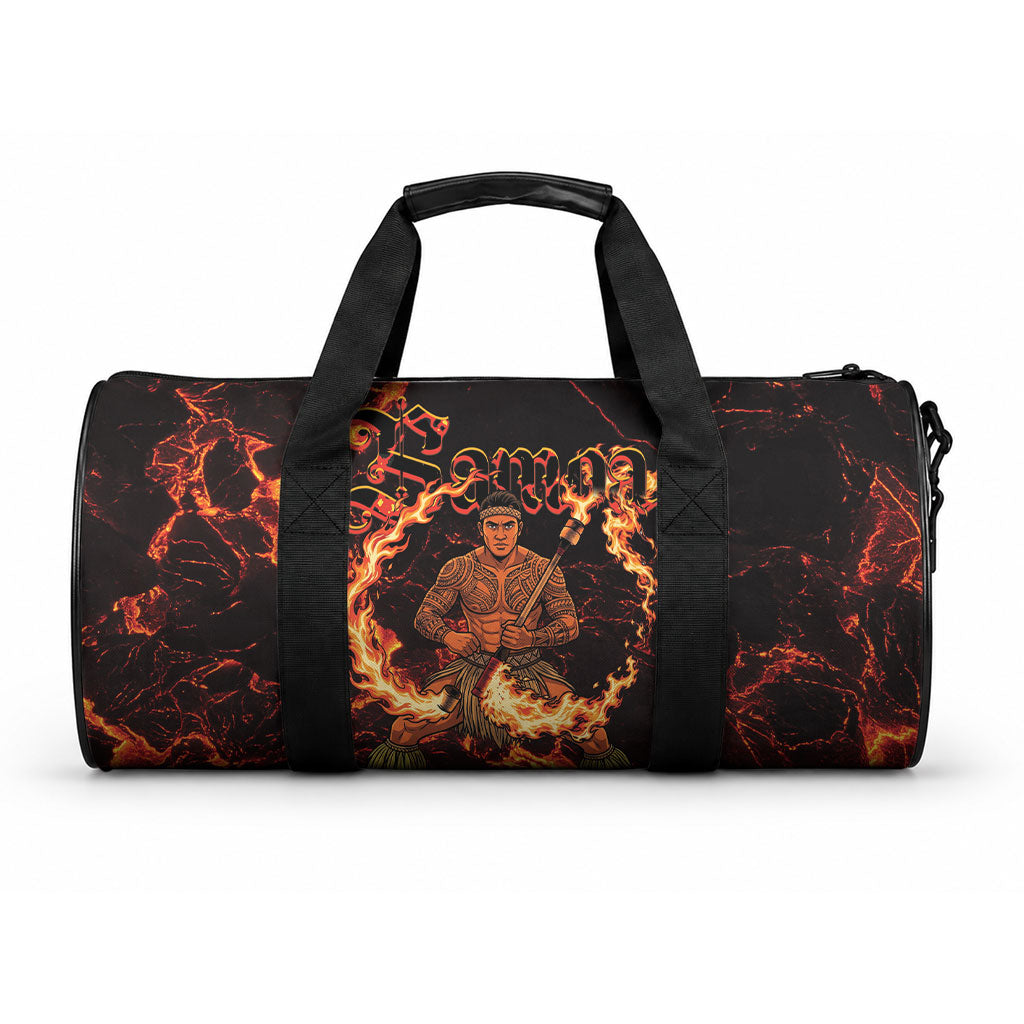 Samoa Siva Afi Dance Fireknife Duffle Bag Polynesian Heritage Fire Dance LT9 One size Black - Polynesian Pride