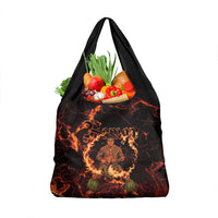 Samoa Siva Afi Dance Fireknife Grocery Bag Polynesian Heritage Fire Dance LT9 1-pack One Size Black - Polynesian Pride