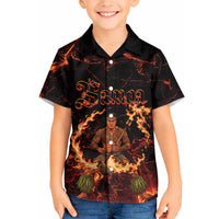 Samoa Siva Afi Dance Fireknife Hawaiian Shirt Polynesian Heritage Fire Dance LT9 - Polynesian Pride
