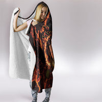 Samoa Siva Afi Dance Fireknife Hooded Blanket Polynesian Heritage Fire Dance LT9 - Polynesian Pride