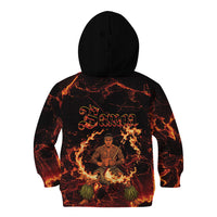 Samoa Siva Afi Dance Fireknife Kid Hoodie Polynesian Heritage Fire Dance LT9 - Polynesian Pride