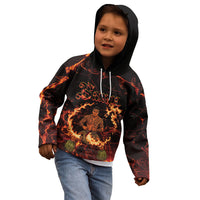 Samoa Siva Afi Dance Fireknife Kid Hoodie Polynesian Heritage Fire Dance LT9 - Polynesian Pride