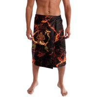 Samoa Siva Afi Dance Fireknife Lavalava Polynesian Heritage Fire Dance LT9 Black - Polynesian Pride