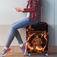 Samoa Siva Afi Dance Fireknife Luggage Cover Polynesian Heritage Fire Dance LT9 - Polynesian Pride
