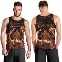 Samoa Siva Afi Dance Fireknife Men Tank Top Polynesian Heritage Fire Dance LT9 - Polynesian Pride