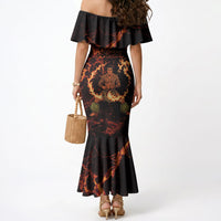 Samoa Siva Afi Dance Fireknife Mermaid Dress Polynesian Heritage Fire Dance LT9 - Polynesian Pride