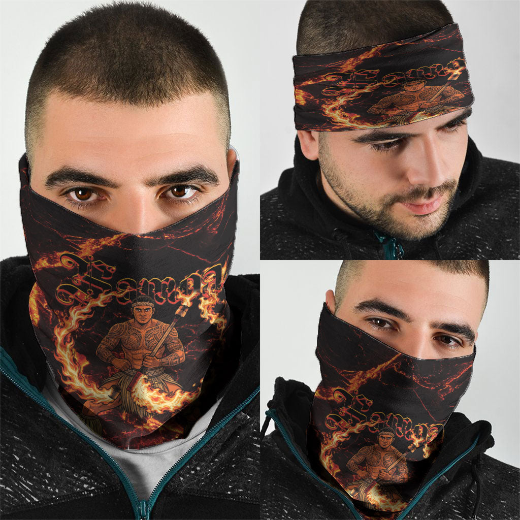 Samoa Siva Afi Dance Fireknife Neck Gaiter Polynesian Heritage Fire Dance LT9 - Polynesian Pride