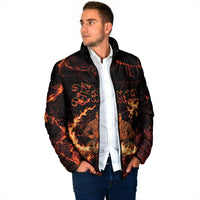 Samoa Siva Afi Dance Fireknife Padded Jacket Polynesian Heritage Fire Dance LT9 - Polynesian Pride
