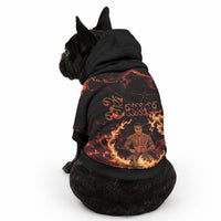 Samoa Siva Afi Dance Fireknife Pet Hoodie Polynesian Heritage Fire Dance LT9 - Polynesian Pride