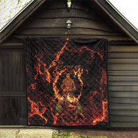 Samoa Siva Afi Dance Fireknife Quilt Polynesian Heritage Fire Dance LT9 - Polynesian Pride