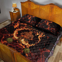 Samoa Siva Afi Dance Fireknife Quilt Bed Set Polynesian Heritage Fire Dance LT9 - Polynesian Pride