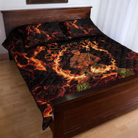 Samoa Siva Afi Dance Fireknife Quilt Bed Set Polynesian Heritage Fire Dance LT9 - Polynesian Pride