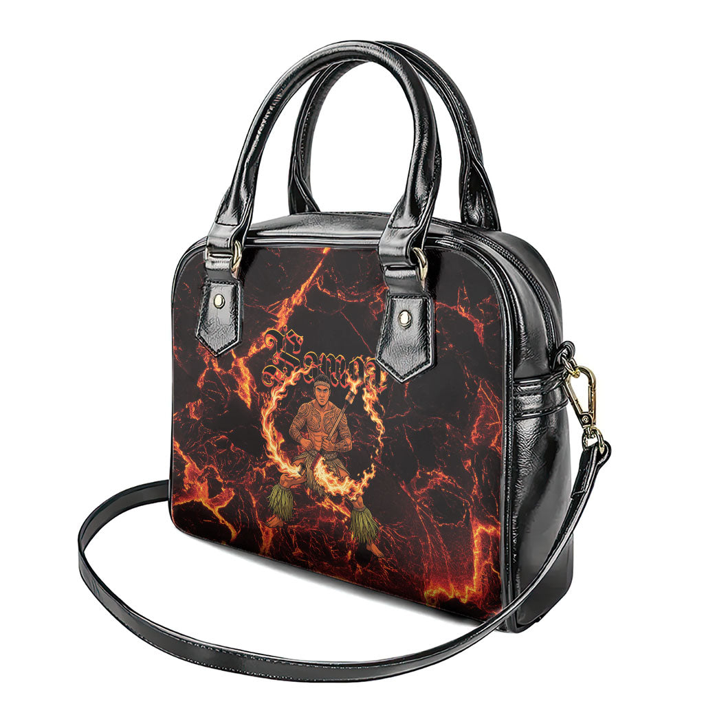 Samoa Siva Afi Dance Fireknife Shoulder Handbag Polynesian Heritage Fire Dance LT9 - Polynesian Pride