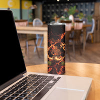 Samoa Siva Afi Dance Fireknife Skinny Tumbler Polynesian Heritage Fire Dance LT9 - Polynesian Pride