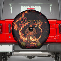 Samoa Siva Afi Dance Fireknife Spare Tire Cover Polynesian Heritage Fire Dance LT9 - Polynesian Pride